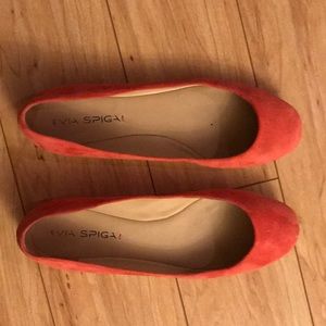 Pink Suede Via Spiga Ballerina Flats